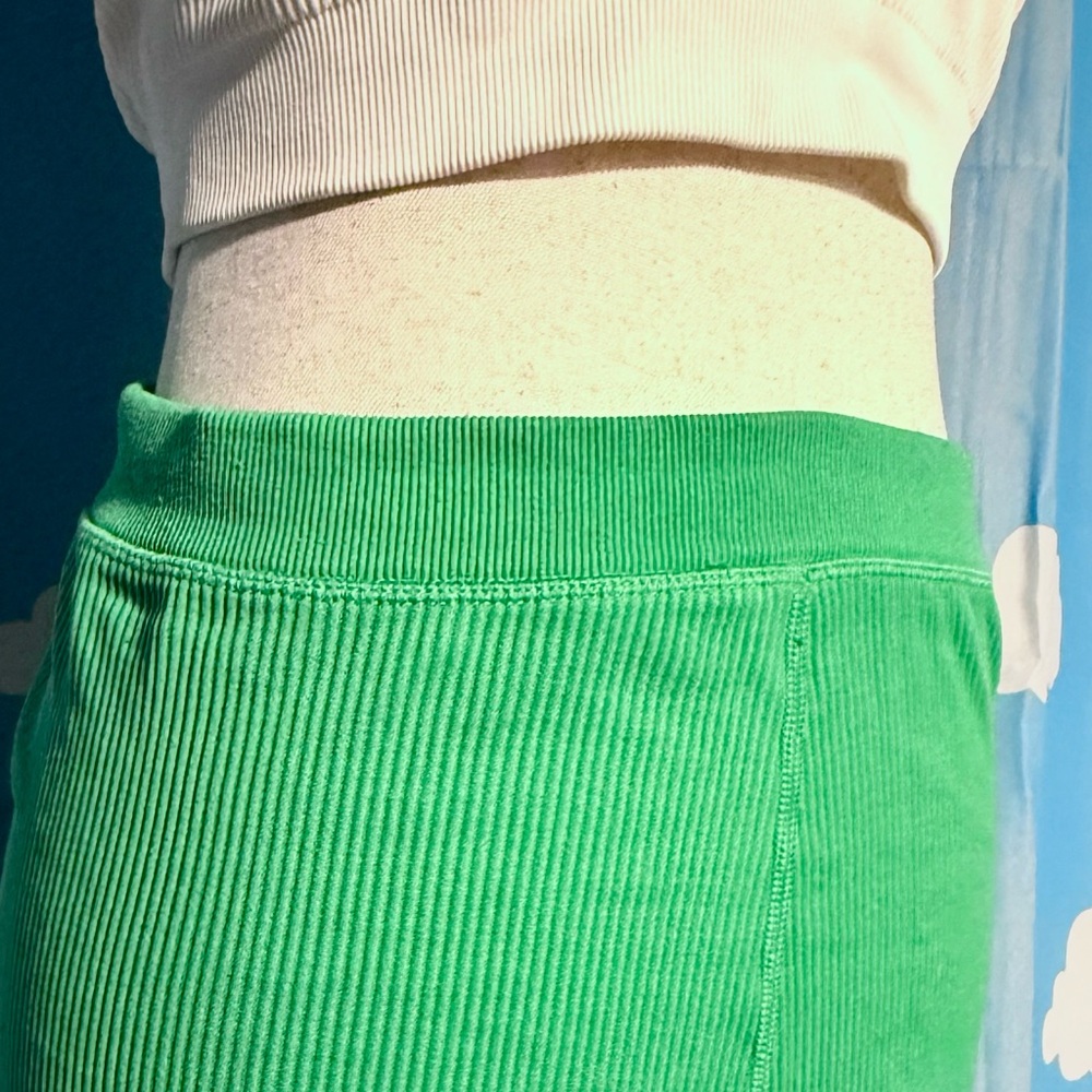 Retro Offline by Aerie shorts set, cute athletic wear, Kelly green / white- M - Picture 5 of 5